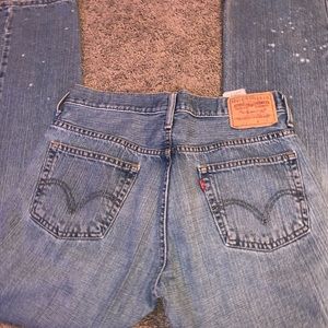vintage levi straight loose fit jeans